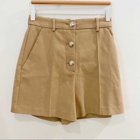 NEW Zara tan shorts - Picture 2 of 10